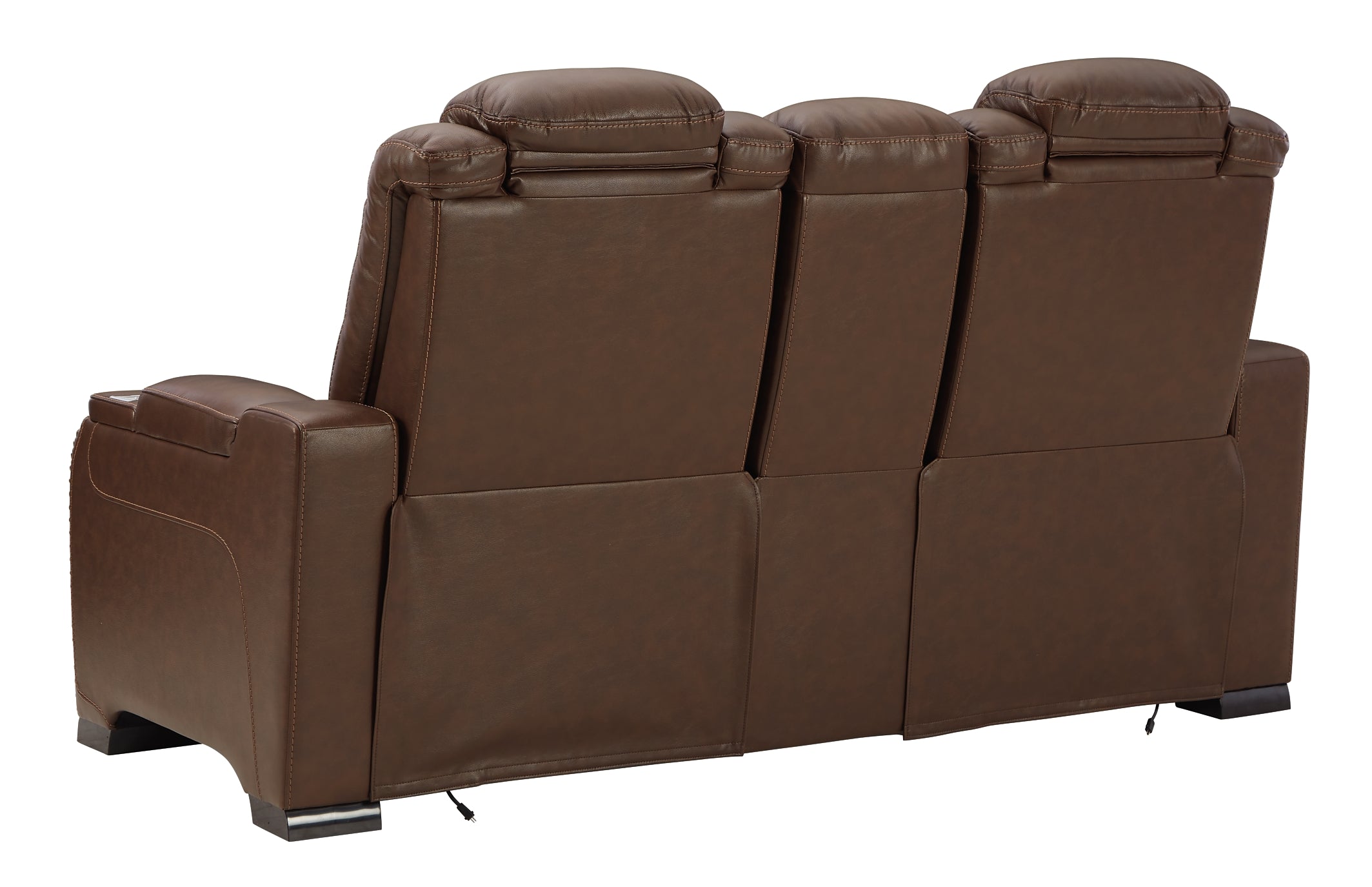 The Man-Den Power Reclining Sofa and Loveseat