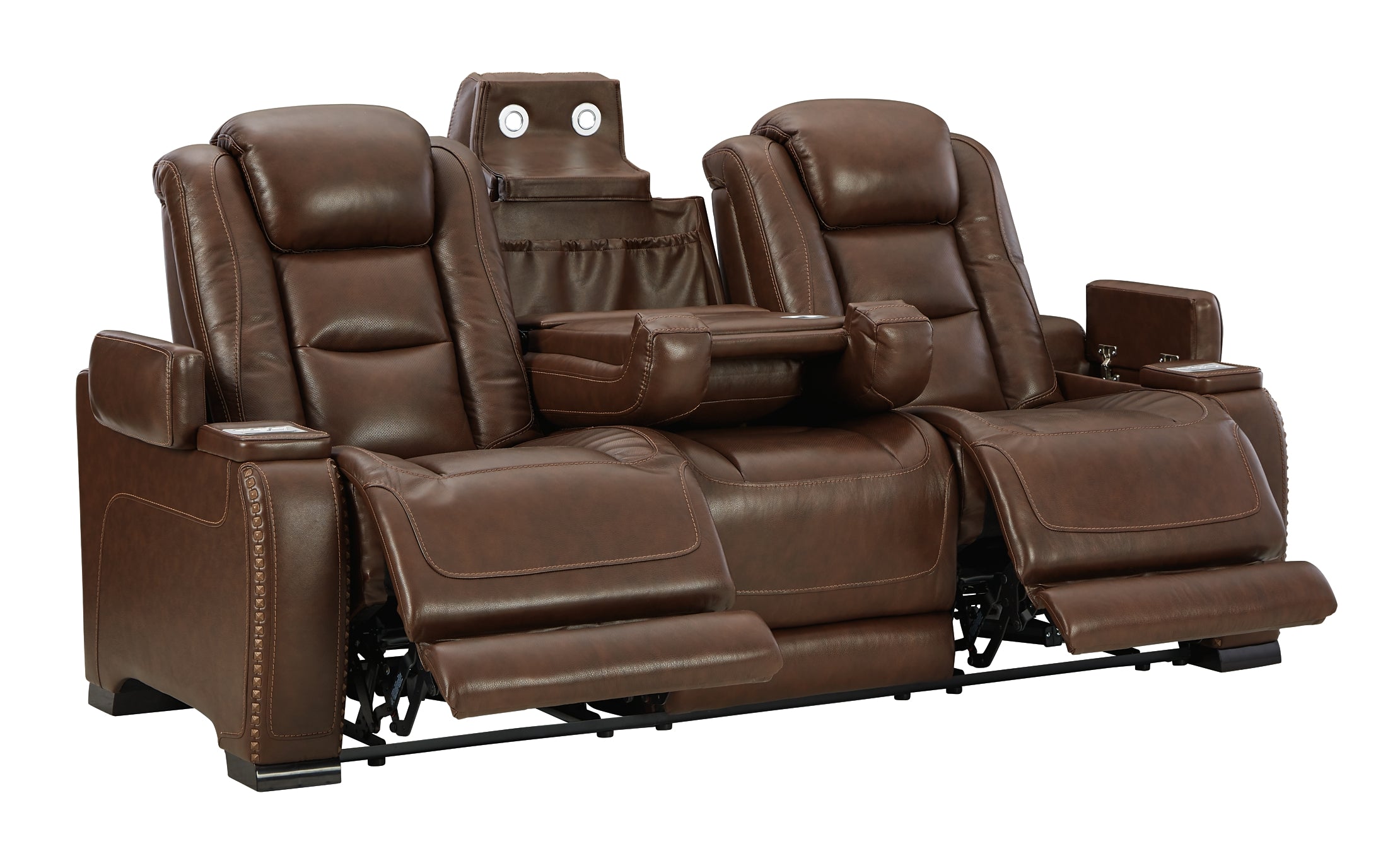 The Man-Den Power Reclining Sofa and Loveseat