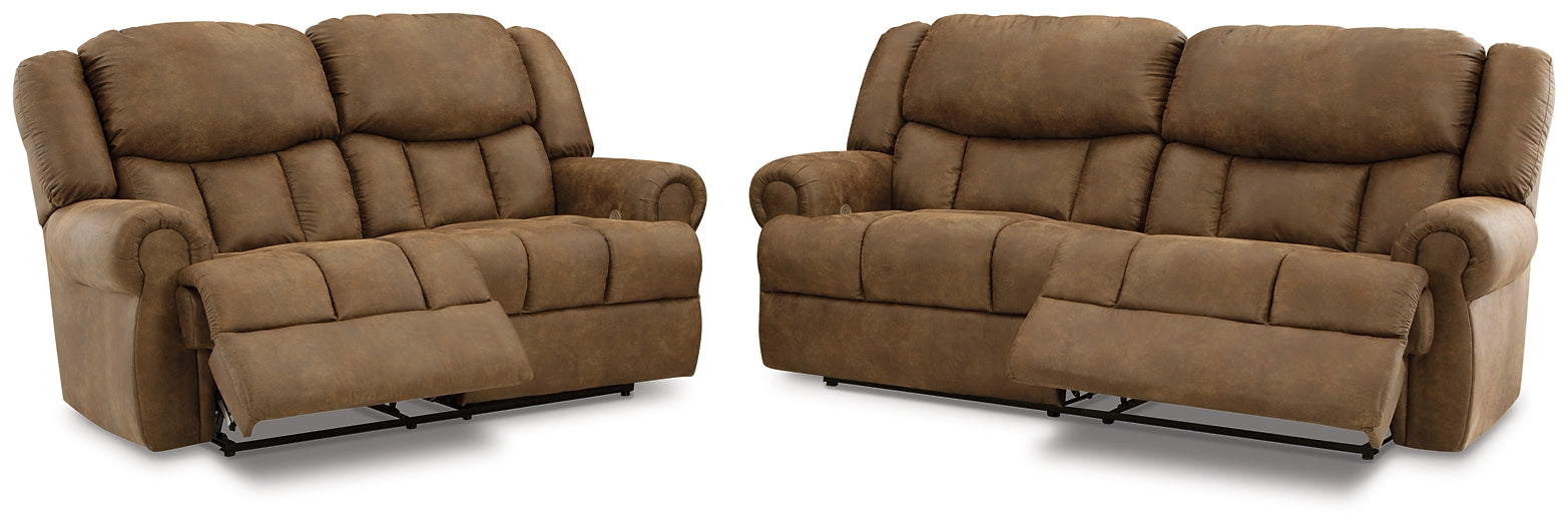 Boothbay Power Reclining Sofa and Loveseat