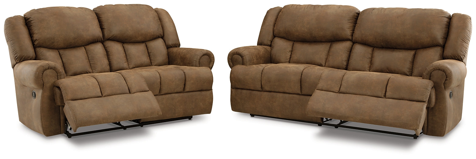 Boothbay Manual Reclining Sofa and Loveseat