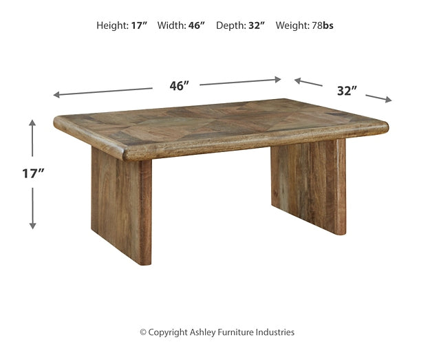 Lawland Rectangular Cocktail Table