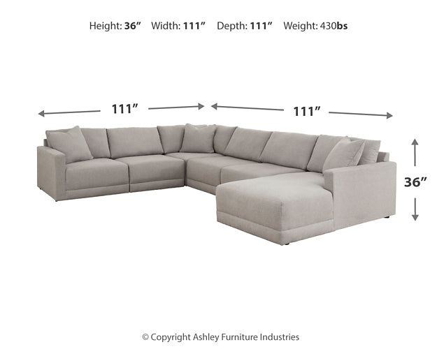 Katany 6-Piece Sectional with Chaise