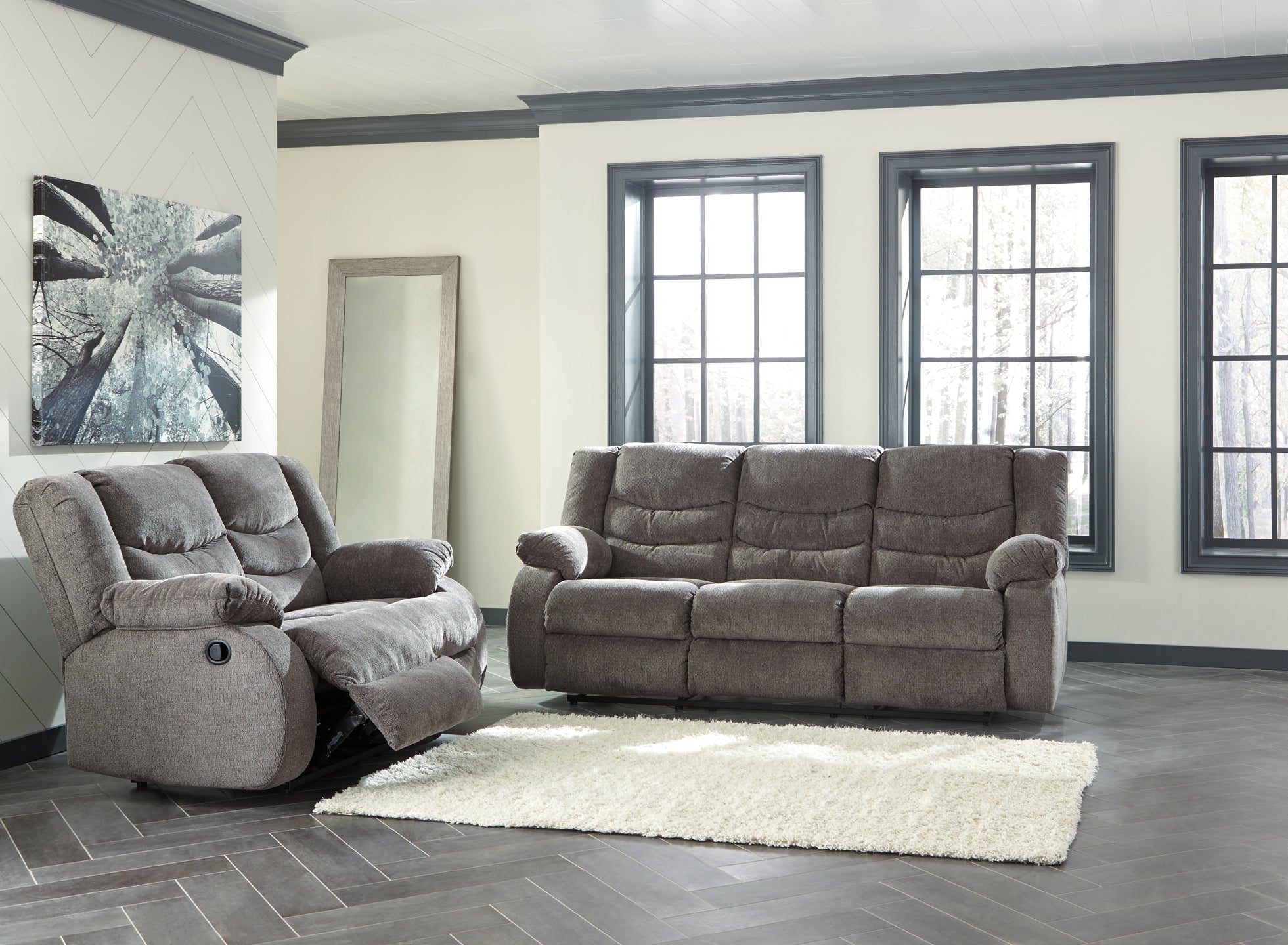 Tulen Manual Reclining Sofa and Loveseat