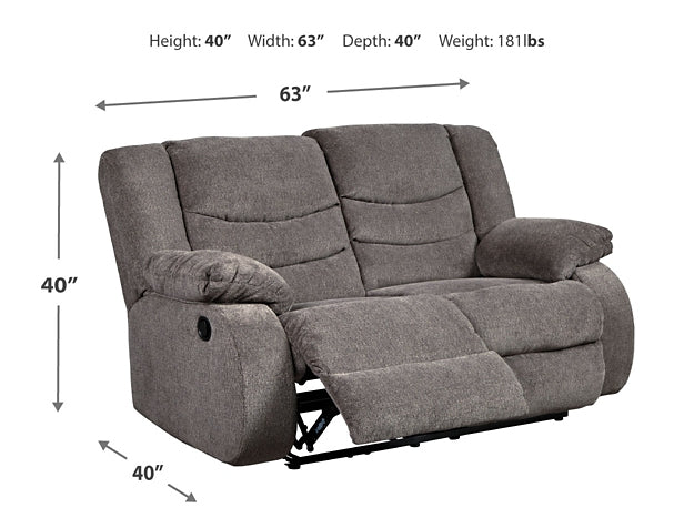 Tulen Manual Reclining Sofa and Loveseat