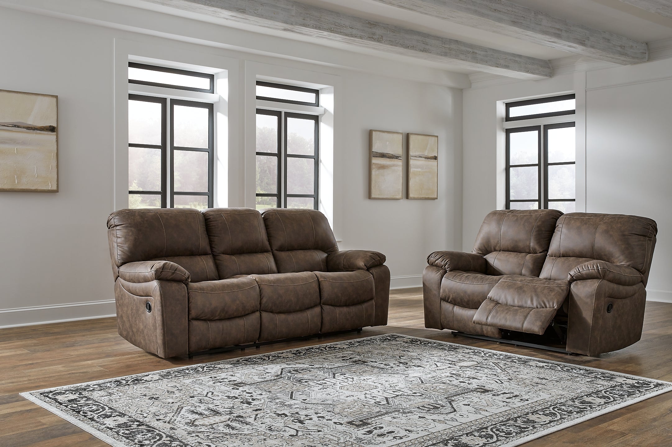 Kilmartin Manual Reclining Sofa and Loveseat