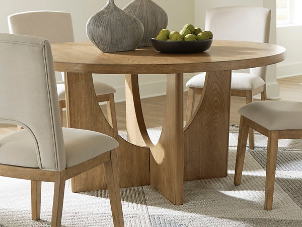 Dakmore Round Dining Room Table