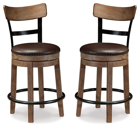 Pinnadel Counter Height Bar Stool (Set of 2)