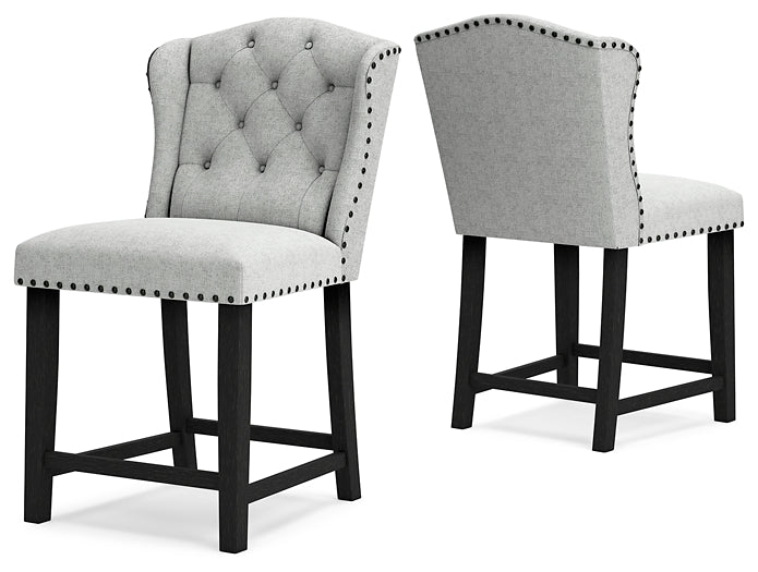 Jeanette Counter Height Bar Stool (Set of 2)